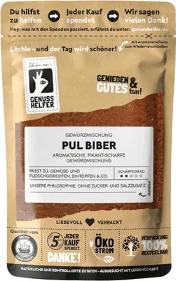 Produktbild von Pul Biber Gewürz, Chili Flocken Gewürzmischung, 90g