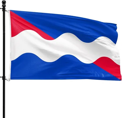 Imagen del producto de Bandera de Roerdalen, 90 x 150 cm, de poliéster, para asta de bandera