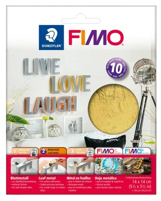Immagine prodotto di STAEDTLER® 8781-11 Accessori Fimo Foglia metallica dorata 10 pezzi