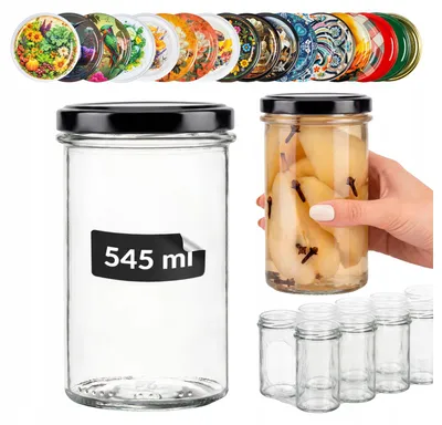 Produktbild von Vorratsglas mit Deckel 82 mm Durchmesser 50 Stück