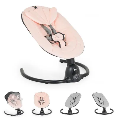 Produktbild von Moni Babywippe Clarissa elektrisch Moskitonetz Fernbedienung Musikfunktion Timer pink