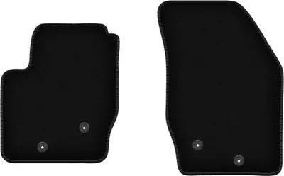 Immagine prodotto di Wielganizator Tappetini anteriori in velluto per Volvo XC90 I (2002-2014, SUV 7 posti) neri, set 2 pz, con fissaggi