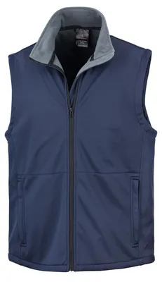 Produktbild von Result Herren Core Soft Shell Gilet / Weste FK604 (L) (Marineblau)
