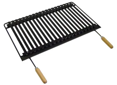 Productafbeelding van Grill geëmailleerd 41 x 66 x 2.7 cm - Zwart