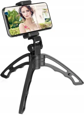 Zdjęcie produktu dla Statyw Grip Foto Video VLOG Uchwyt na Telefon / Obrót 360 stopni/ do Telefonu Smartfona / APL-JJ04