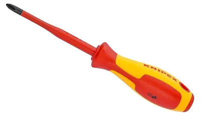 Image de Knipex  1x  tournevis  Phillips®  (Slim)  pour  vis  cruciformes  -  982401SL