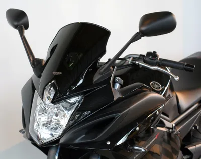 Obrázok produktu pre Čelné sklo MRA originálne tvarované čelné sklo O čierne s ABE pre Yamaha FZ 6 Fazer