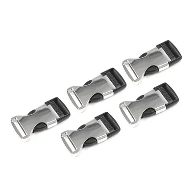 Produktbild von 5 Steckschließe Steckschnalle, Steg 18-20mm aus Kunststoff Metall, Variantenwahl, Variante:Variante 1