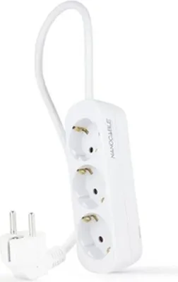 Immagine prodotto di Presa Multipla 3 prese Cavo 1,4 m Bianco 10.38.0003-ns