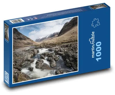 Obrázek produktu pro Puzzle 1000 Divoký horský potok s peřejemi - martinpuzzle