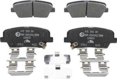 Produktbild von ATE Bremsbeläge Satz Hinten für HYUNDAI SANTA FÉ II (CM) 13.0470-5633.2
