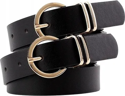 Obrázek produktu pro Kožený pásek - Černý punk - Stylový marketing - Zlatá elegance - Dlouhotrvající kvalita - Model H27 - Perfektní proporce