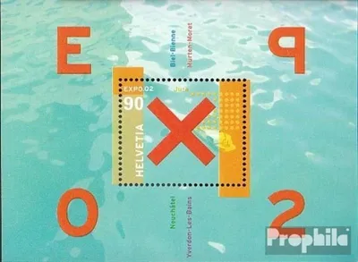 Produktbild von Briefmarken Schweiz 2002 Mi Block32 (kompl.Ausg.) postfrisch EXPO02