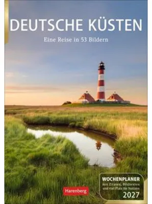 Produktbild von Deutsche Küsten Wochenplaner 2027 - Eine Reise in 53 Bildern