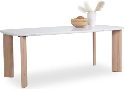 Produktbild von Esstisch SANSIBAR HALBJERG BHT 200x76x100 cm weiß Esszimmertisch