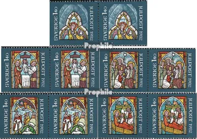 Produktbild von Briefmarken Schweden 1982 Mi 1209Dl/Dr-1213Dl/Dr Paare (kompl.Ausg.) postfrisch Weihnachtsmarken