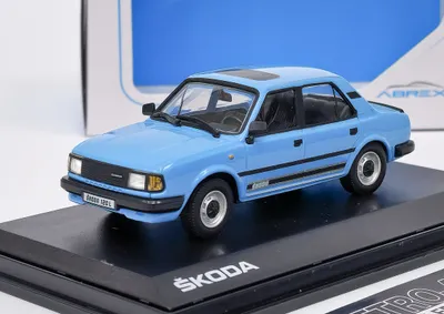 Obrázek produktu pro Škoda 120L (1984) - Modrá Blankytná ABREX 1:43