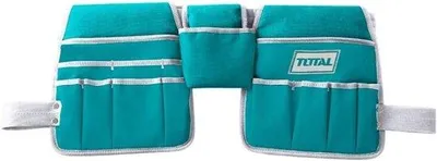 Produktbild von Werkzeuggürtel verstellbar mit 2 Taschen und 14 Fächern - Blau
