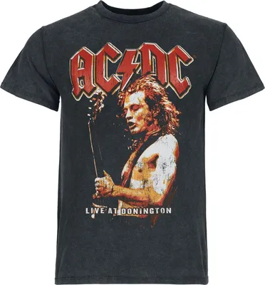 Produktbild von AC/DC T-Shirt Herren Live At Donington schwarz Band-Merch, Bands 100% Baumwolle XL
