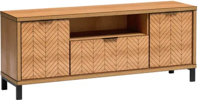 Zdjęcie produktu dla Minio, szafka pod TV "Fonte" 159 cm, 2-drzwiowa, 1 szuflada, dąb karmelowy