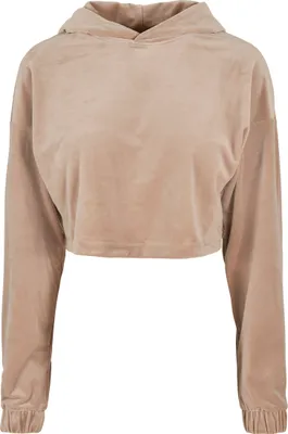 Produktbild von Urban Classics Ladies - VELVET Short Oversized Hoody - XL