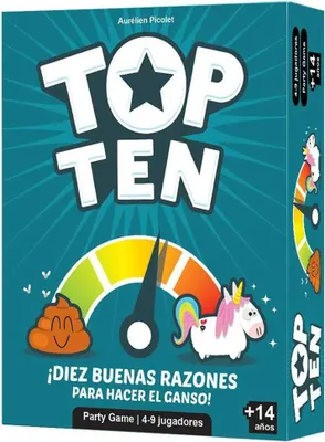 Obrázek produktu pro Asmodee Top Ten, Karetní hra, Logické, 14 let(y)