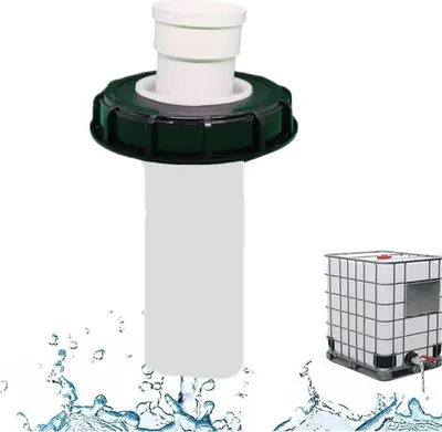 Obrázok produktu pre Filter veka IBC 180° Nylonový vodný filter 163 mm veko nádrže čierne veko