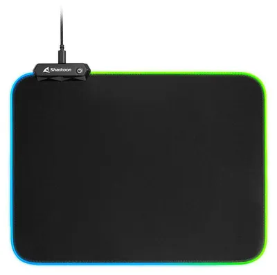 RGB Gaming-Mauspad, 360x270 mm, wasserabweisend, rutschfest