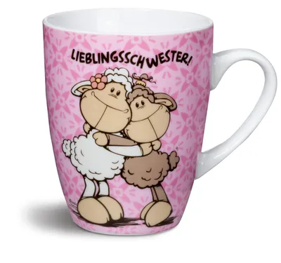 Produktbild von Nici Tasse "LIEBLINGSSCHWESTER!" Porzellan 37220
