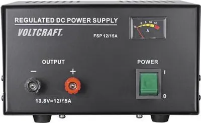 Obrázek produktu pro Voltcraft Labornetzgerät, Festspannung FSP-11312 13.8 - 13.8 V/DC 12 - 12 A 165 W 1 x (FSP-11312)