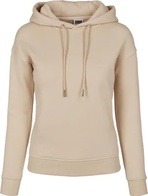 Immagine prodotto di Urban Classics Donna - Felpa con cappuccio ORGANIC Basic beige sabbia - L