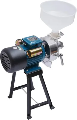 Productafbeelding van Elektrische graanmolen, 2200W, graanmolen, schrootmolen, vermaalmachine. Graanmolen met trechter voor tarwe, rijst, mais, capaciteit 40 kg/uur. Elektrische graanmolen, elektrische graanmolens