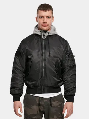 Zdjęcie produktu dla Kurtka z kapturem Brandit MA1 Pilot Jacket with Hood Sweat Hooded