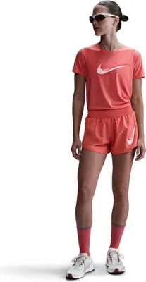 Produktbild von Nike W Nk One Swsh Hbr Df Ss Top Magic Ember Magic Ember Xl
