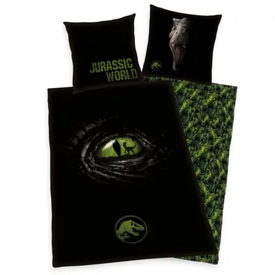 Produktbild von Jurassic World Bettwäsche / 80x80 cm + 135x200 cm