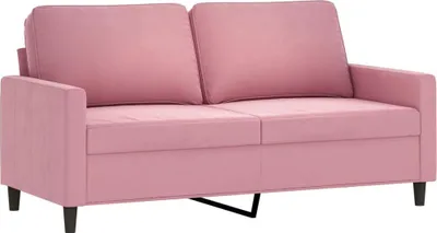 Obrázok produktu pre vidaXL 2-miestna pohovka Pink 140 cm Velvet