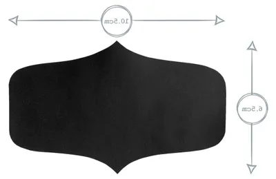 Produktbild von Kreideetiketten-Aufkleber für Glasvorratsbehälter - 105 x 65 mm - Groß - 6er Pack