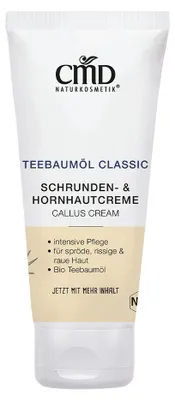Produktbild von CMD Teebaumöl Schrunden- & Hornhautcreme – Fußpflege mit Sheabutter & Avocadoöl