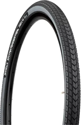 Produktbild von Surly ExtraTerrestrial Faltreifen, 700x41C, 41-622, 60TPI, Tubeless ready, black/slate