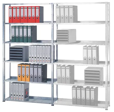 Produktbild von Büroregal Schraub. Grundregal - 2300x1000x600 mm, Typ 150 kg