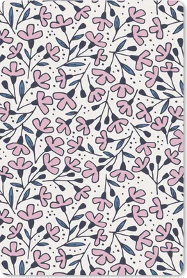 Produktbild von MuchoWow® Mauspad Mousepad Mädchen - Blumen - Rosa - Muster - Mädchen - Kinder - Mädchen 40x60 cm - Mousepads - Maus Mat - Pad - Mausunterlage - Schreibtisch Accesoire