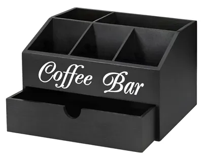 Image de Organisateur en bois pour snacks, avec 4 compartiments