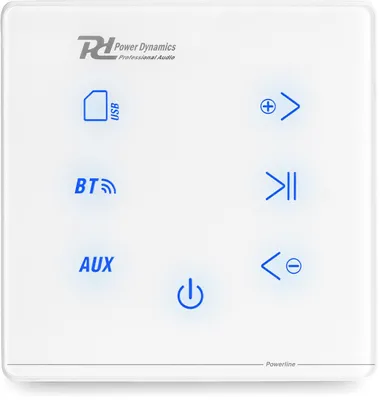 Produktbild von Power Dynamics PL-A50W, 2.0 Kanäle, 20 W, D, 0,03%, 98 dB, 4 Ohm