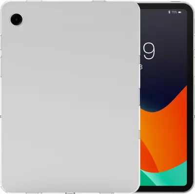 Produktbild von kwmobile Hülle kompatibel mit Samsung Galaxy Tab A9+ Hülle - weiches TPU Silikon Case transparent - Tablet Cover Transparent