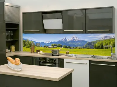Zdjęcie produktu dla Fototapety Dimex do kuchni, samoprzylepne KI-260-135 Alpine view 60 x 260 cm