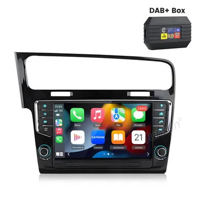 Image de 9in carplay 2+32G DAB+ Android13 Für Golf 7 VII mk7 2013-2017 Autoradio GPS Navi USB BT WIFI 2din SWC RDS DSP