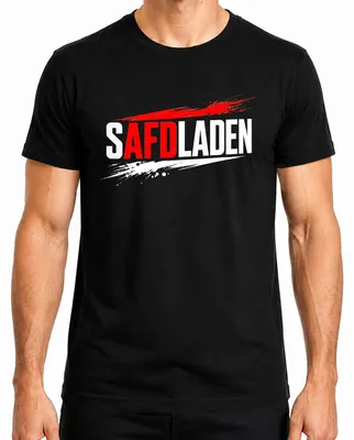 Productafbeelding van SAFDLADEN - Kritiek op het beleid - Satire - Grappig - Statement - Sarkasme - Heren T-shirt, zwart, maat M