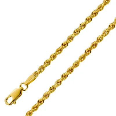 Produktbild von Kordelkette 2,7mm Dookie Rope Gelbgold 585 14 Karat halbmassiv poliert 45