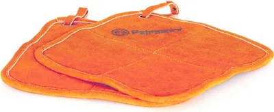 Produktbild von Petromax Aramid Pro 300 Topflappen, rechteckig (2 Stk.), Topfhalter, Kupfer, Aramid, Leder, 255 mm, 255 mm, 13 mm