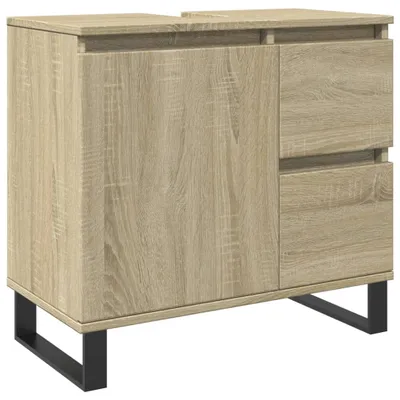 Obrázek produktu pro Koupelnová skříňka dub sonoma 65 x 33 x 60 cm kompozitní dřevo